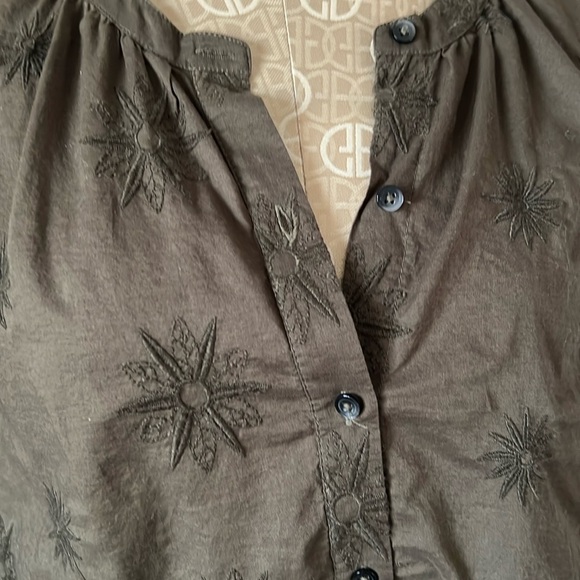 EUC Madewell Bubble-Sleeve in Kale - Picture 3 of 12